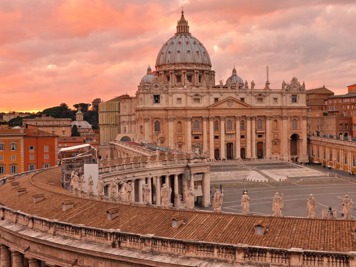 Vatican at sunset