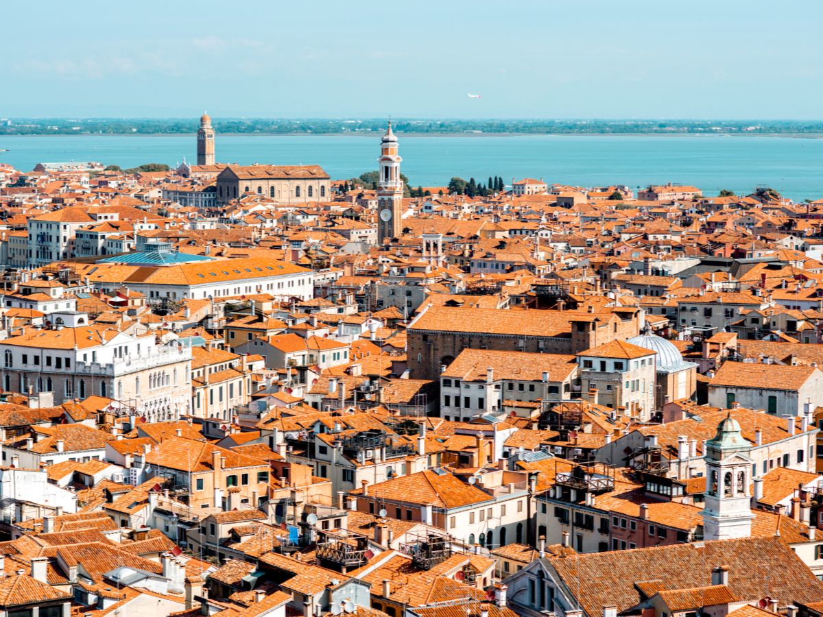 View of Venice from above